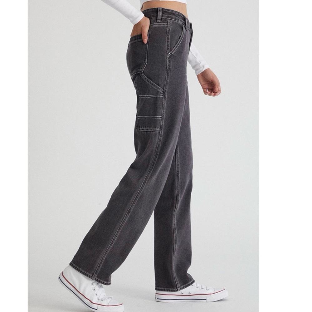 PacSun 90’s Boyfriend Carpenter Jeans in Black - Picture 10 of 15